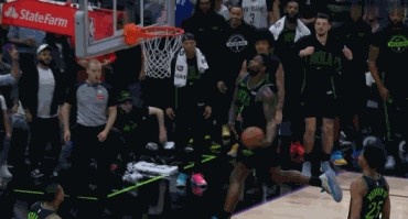 皇冠体育-必须50分！米西飞天大帽 锡安反击面对空篮抡圆了大风车暴扣